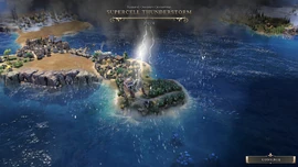 Squall Line in-game (Civ7)