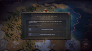 Narrative event popup (Civ7)