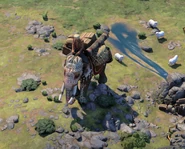 Vaishya in-game, Khmer's unique civilian unit