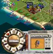 Scipio next to the city of Rome