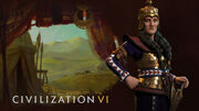 Steam trading card large Tomyris (Civ6)