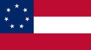 First national flag with 7 stars (4 Mar 1861 – 21 May 1861)