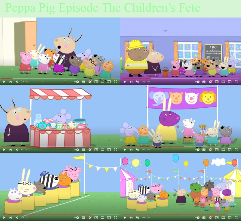The Children's Fete (Peppa Pig episode) Claire Eales Wiki Fandom