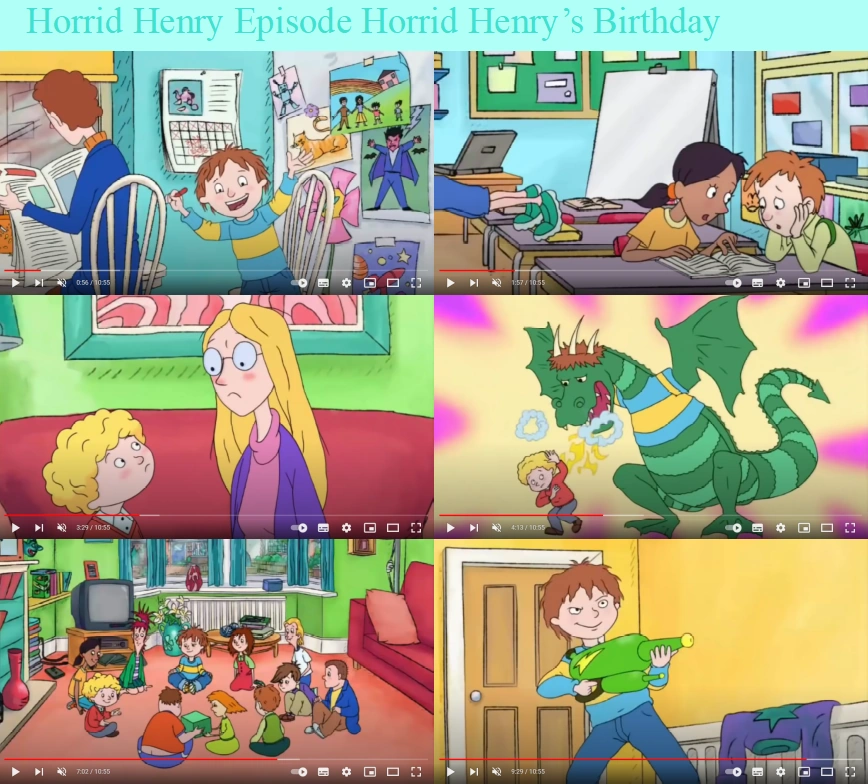Horrid Henry's Birthday (episode) | Claire Eales Wiki | Fandom