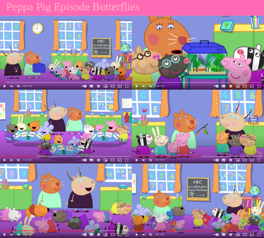 Butterflies Peppa Pig Episode Claire Eales Wiki Fandom Butterflies Peppa Pig Episode Claire Eales Wiki Fandom