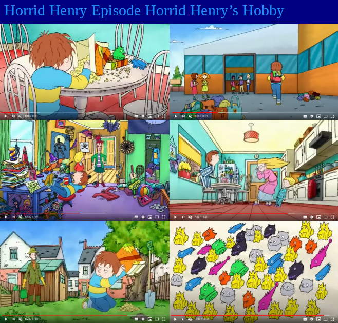 Horrid Henry's Hobby (episode) | Claire Eales Wiki | Fandom
