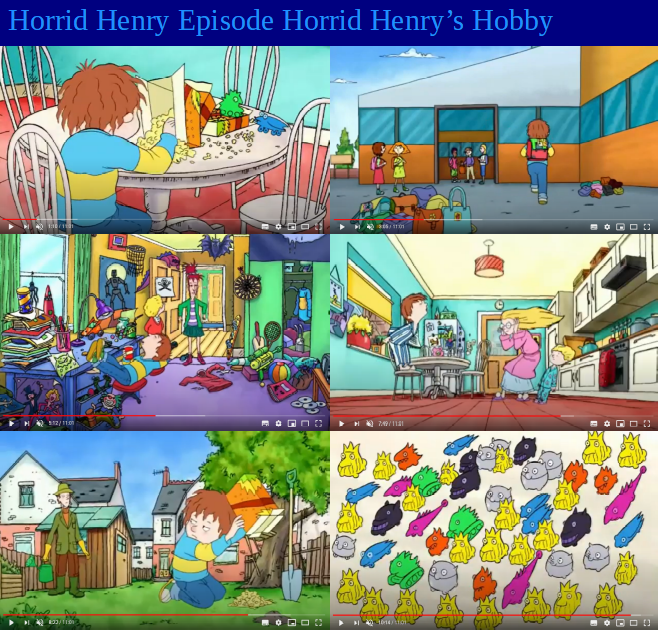 Horrid Henry's Hobby (episode) | Claire Eales Wiki | Fandom