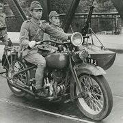 Moto japonaise Rikuô donnant son nom au personnage