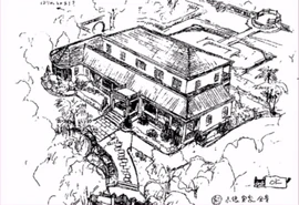 Concept-art maison des li.jpg (167 kio) Concept-art de la maison des Li présent dans le DVD collector français de Cardcaptor Sakura le film