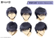Expressions de visage pour Seishiro