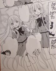 Chiho et Chise dans l'original comics produit pour le Clamp festival