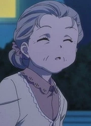 La dame au chat dans l'animé
