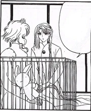 Monsieur Lapinou dans sa cage