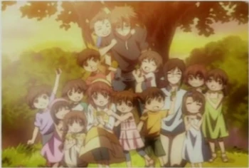 Photo des membres de la crèche Yomogi