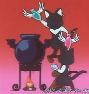 Bérylia et Crystalia usant de fioles similaires à celle de la potion d'Obsidian