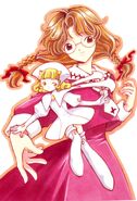 Kaede Saitô et son ange Blanche, jaquette du DVD 5 japonais de la série Angelic Layer