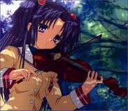 Kotomi tocando el Violín