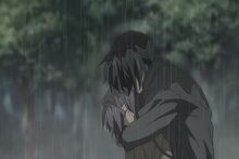 Kyou and tomoya hug