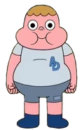 Clarence con vestimenta deportiva de Aberdale.