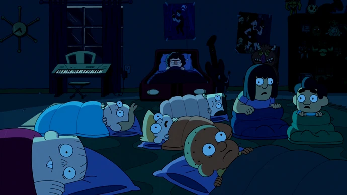 Pijamada en casa de Belson