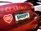 Clarence adora a Shoopy
