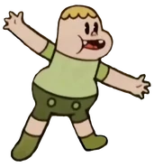 Vestimenta normal de Clarence en este episodio