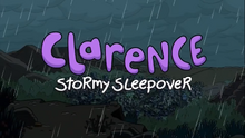 Fiesta de pijamas tormentosa de Clarence - Carta