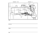Walt in the storyboard
