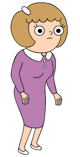 Purple Dress Lady transparent