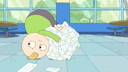 Money ball Percy unhappy