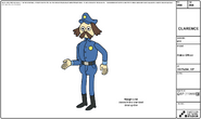 Police Officer design sheet