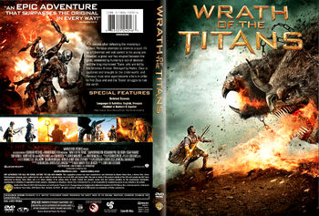Wrath of the Titans (DVD) art 1 front and back