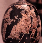 Dione on vase