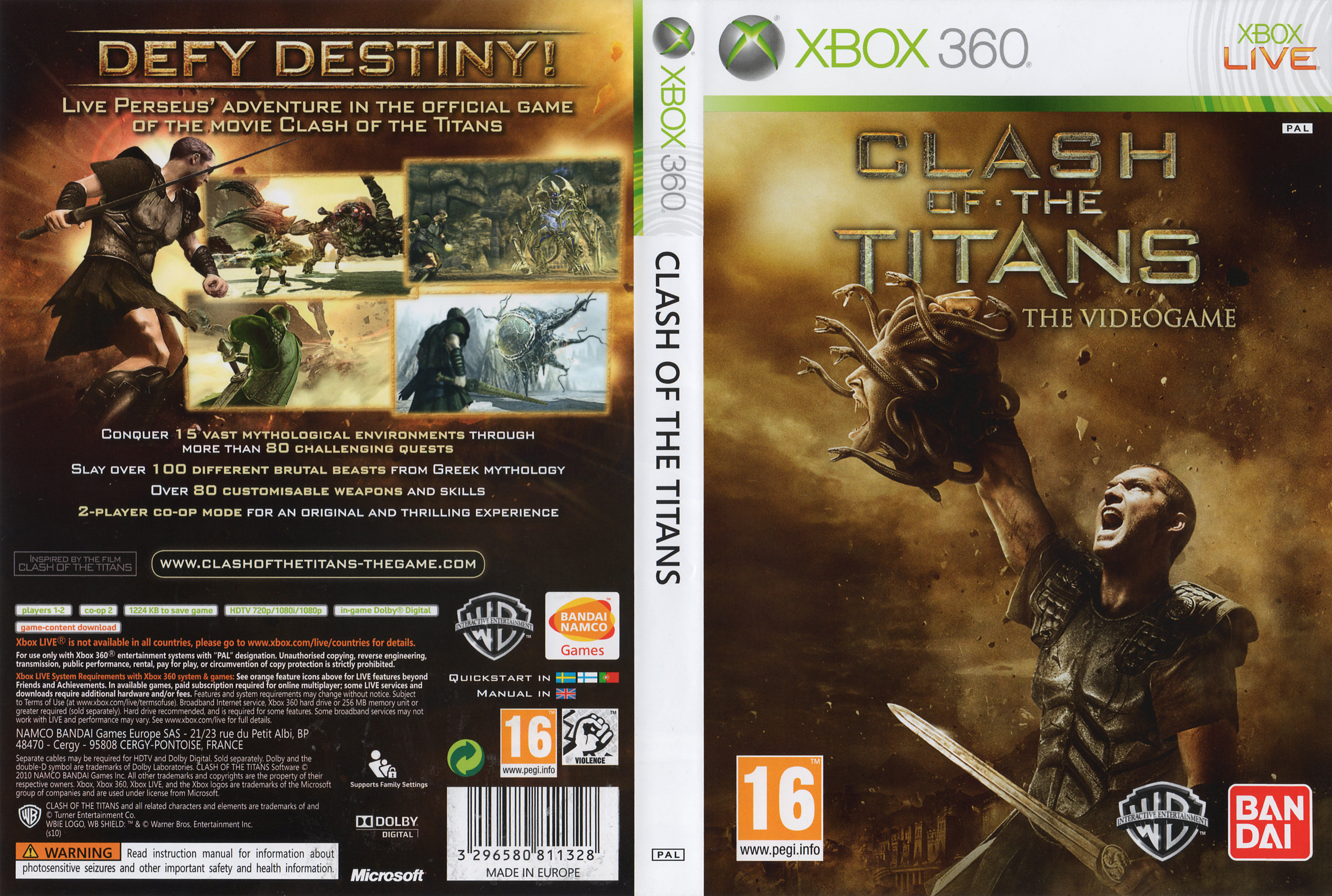 Clash of the titans xbox 360 cheap