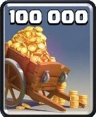 Тележка золота