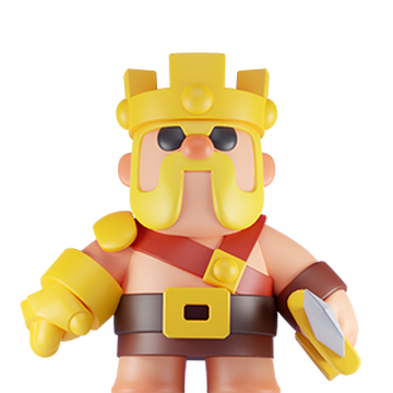 Figure of King in Clash Royale