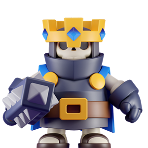 Figure of King in Clash Royale