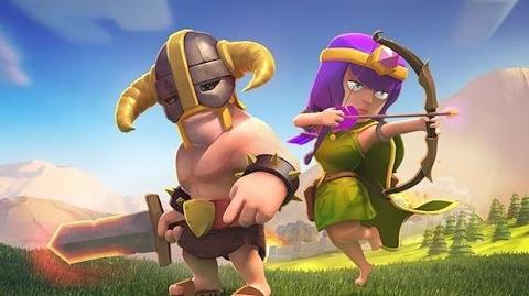 Clash of clans - barbarian level 7 & Archer level 7 upgrades.