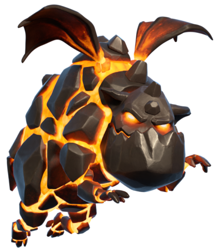 clash of clans dark characters lava hound