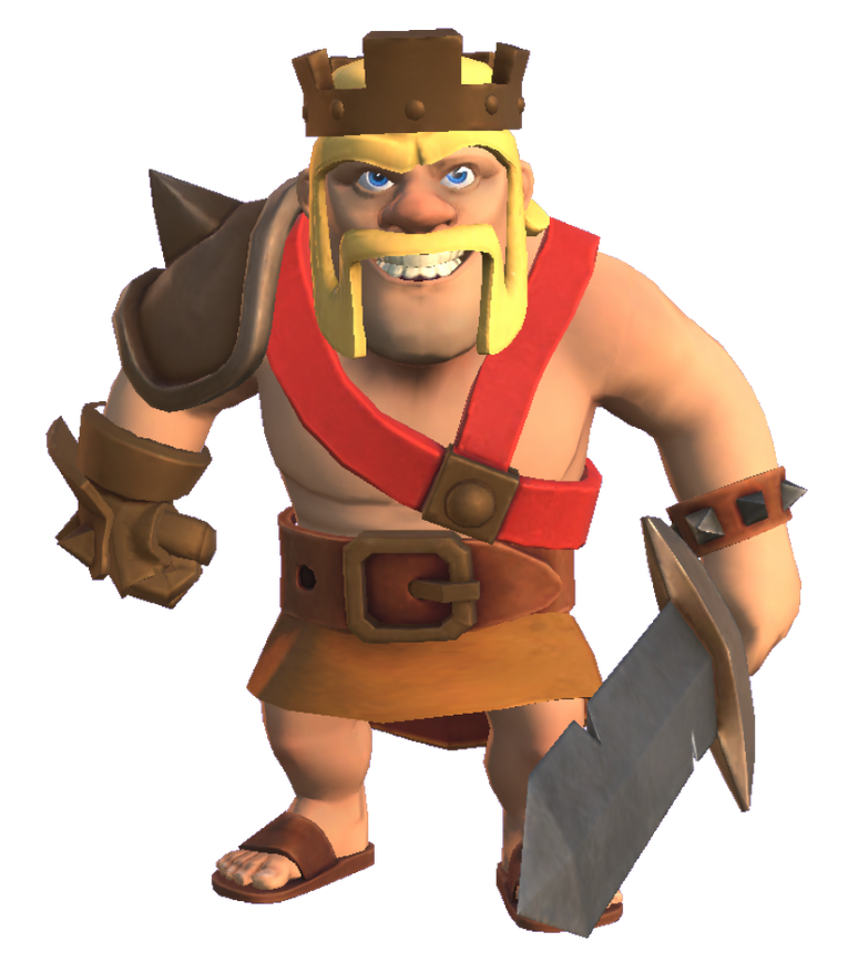 clash of clans level 4 barbarian