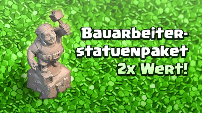 Bauarbeiterstatuenpaket