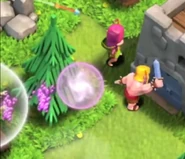 Old Healer healing with purple orbs (unused)