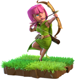 clash of clans archer hot