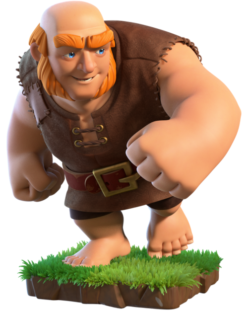 clash of clans characters giant