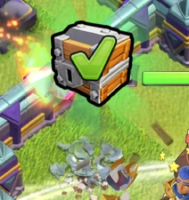 Разрушенное здание, в котором находился сундук с сокровищами