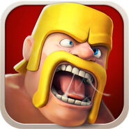 Варвар на значке "Clash of Clans" 2012 года