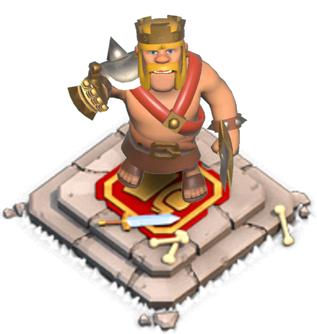 Король варваров Clash of Clans. Король варваров из Clash of Clans. Король воинов Clash of Clans. Король варвар из клэш оф кланс.