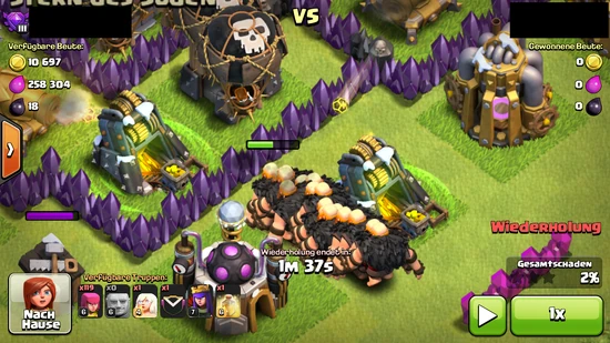 Clanburg nicht gelockt.