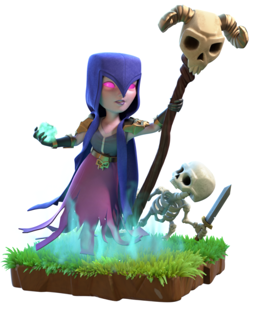 clash of clans witch attack