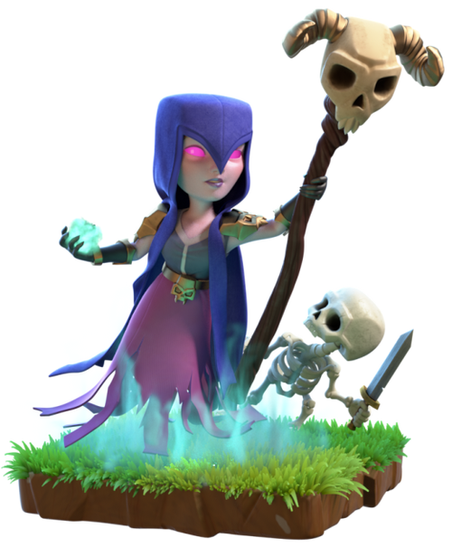 clash of clans dark troops witch